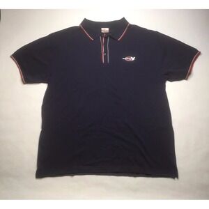 The Disney Store‎ Men's Sort Sleeve Mickey Polo Shirt, Large, Navy Blue, M